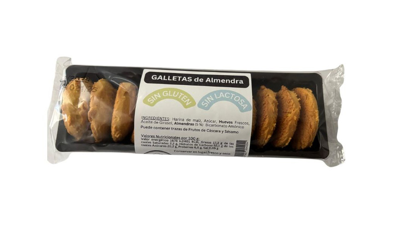 GALLETA DE ALMENDRA SIN GLUTEN